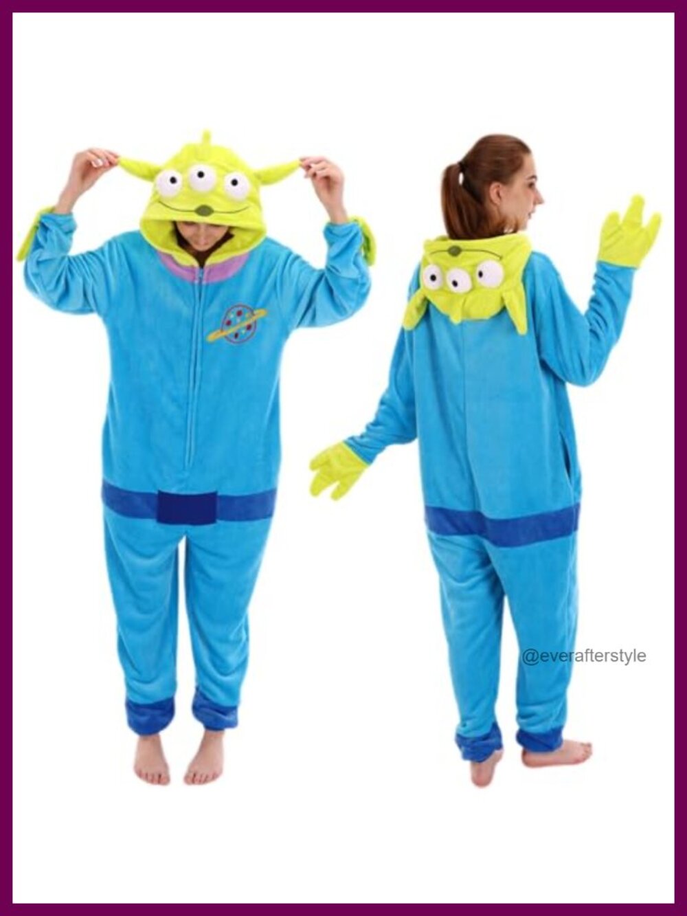 Unisex Adult Onesie Pajamas Flannel One Piece Halloween Costume Sleepwear